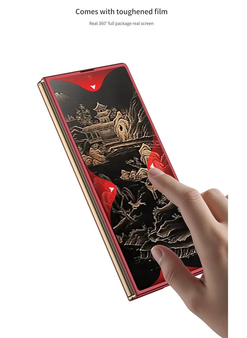 general Matte Case Compatible with Samsung Galaxy Z Fold 7 (Release 2025) with Front Glass Cover Hard PC Thin Cover with Stylish Independent Camera Protection - Image 2